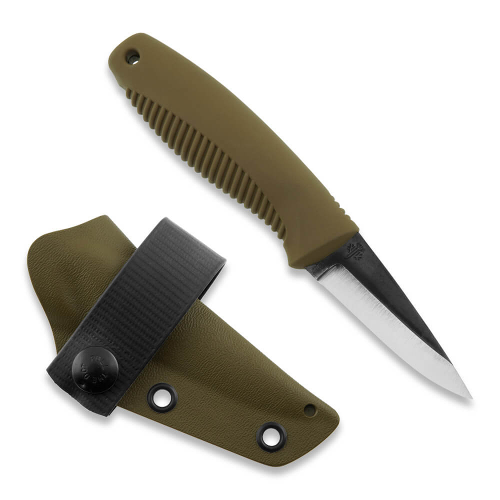 Cuchillo de supervivencia Peltonen M23 Ranger Cub con mango TPE c...