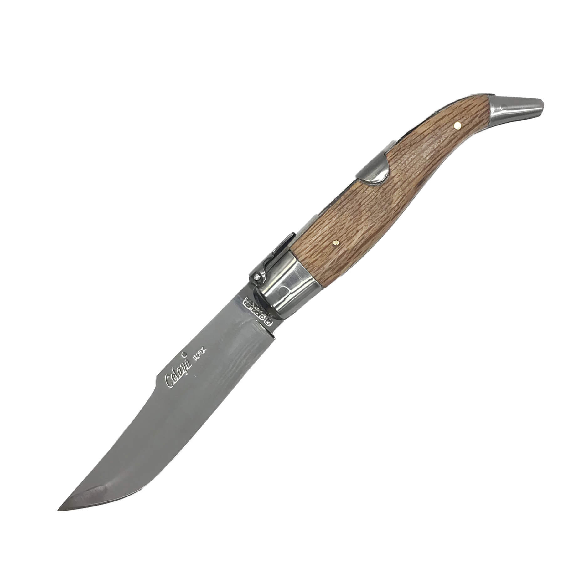 Coltello da tasca Celaya albaceteña con manico in rovere. Lama di...