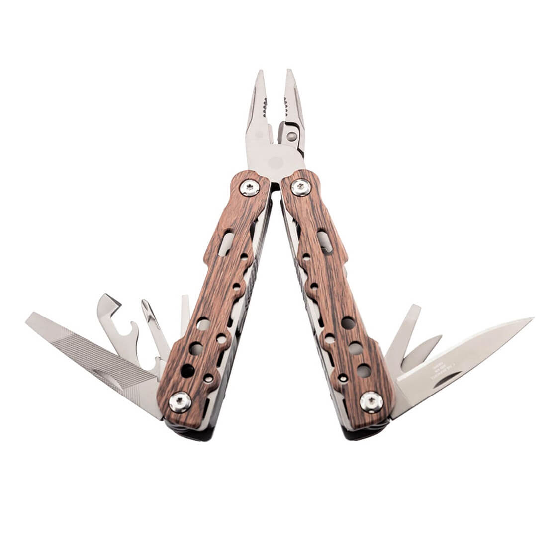 Alicate Herbertz com 12 funções em aço inoxidável revestido a tit...