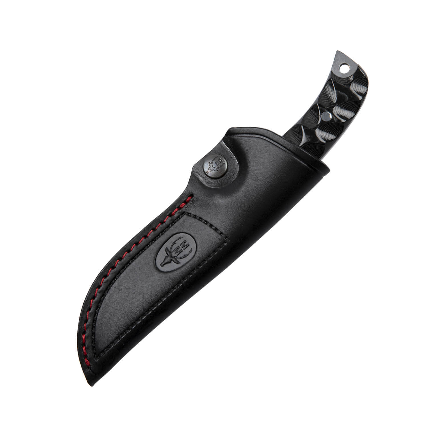 Faca de caça Muela com lâmina em aço Damasco e cabo em Micarta