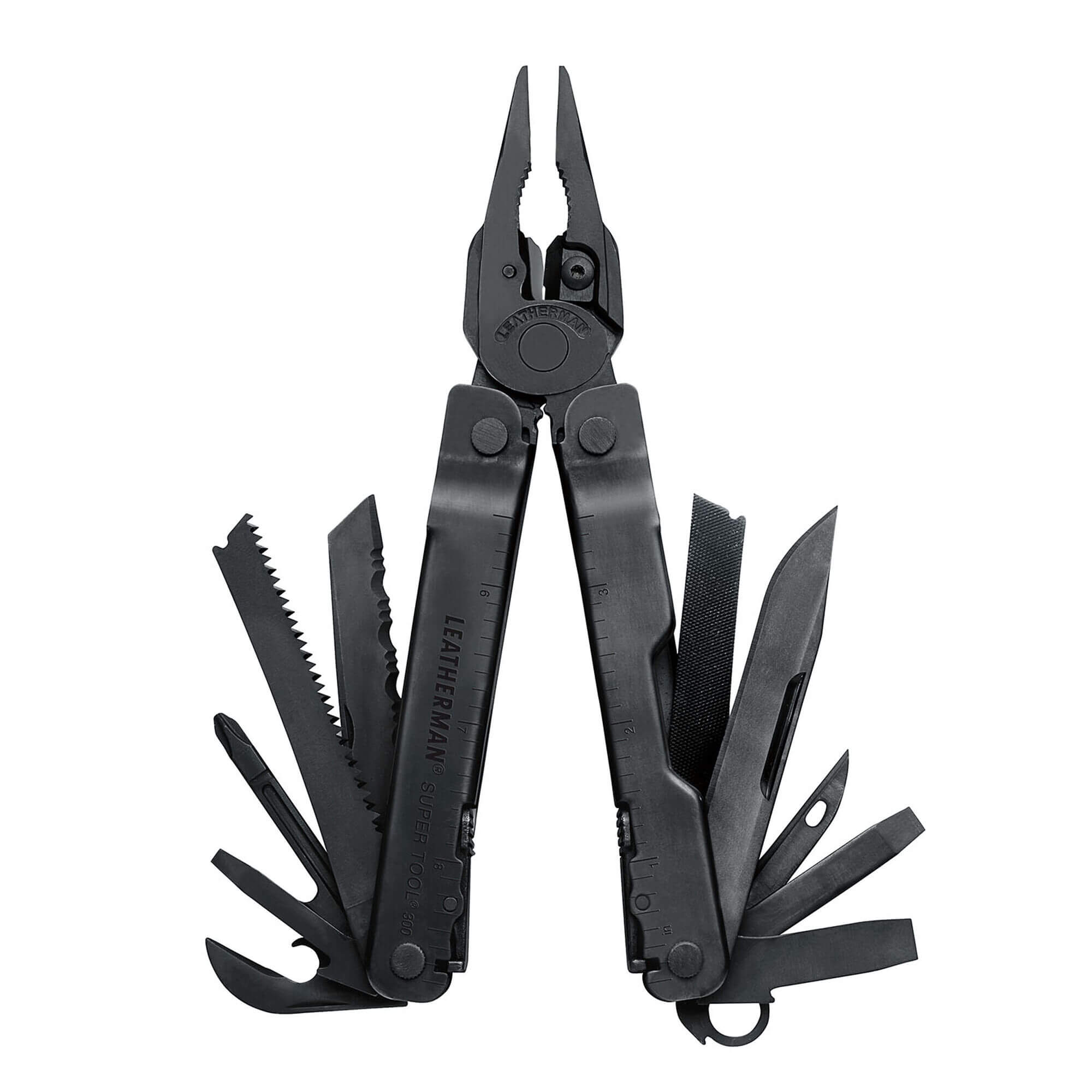 Leatherman Super Tool 300 Schwarzes 19-fach Multifunktionswerkzeu...