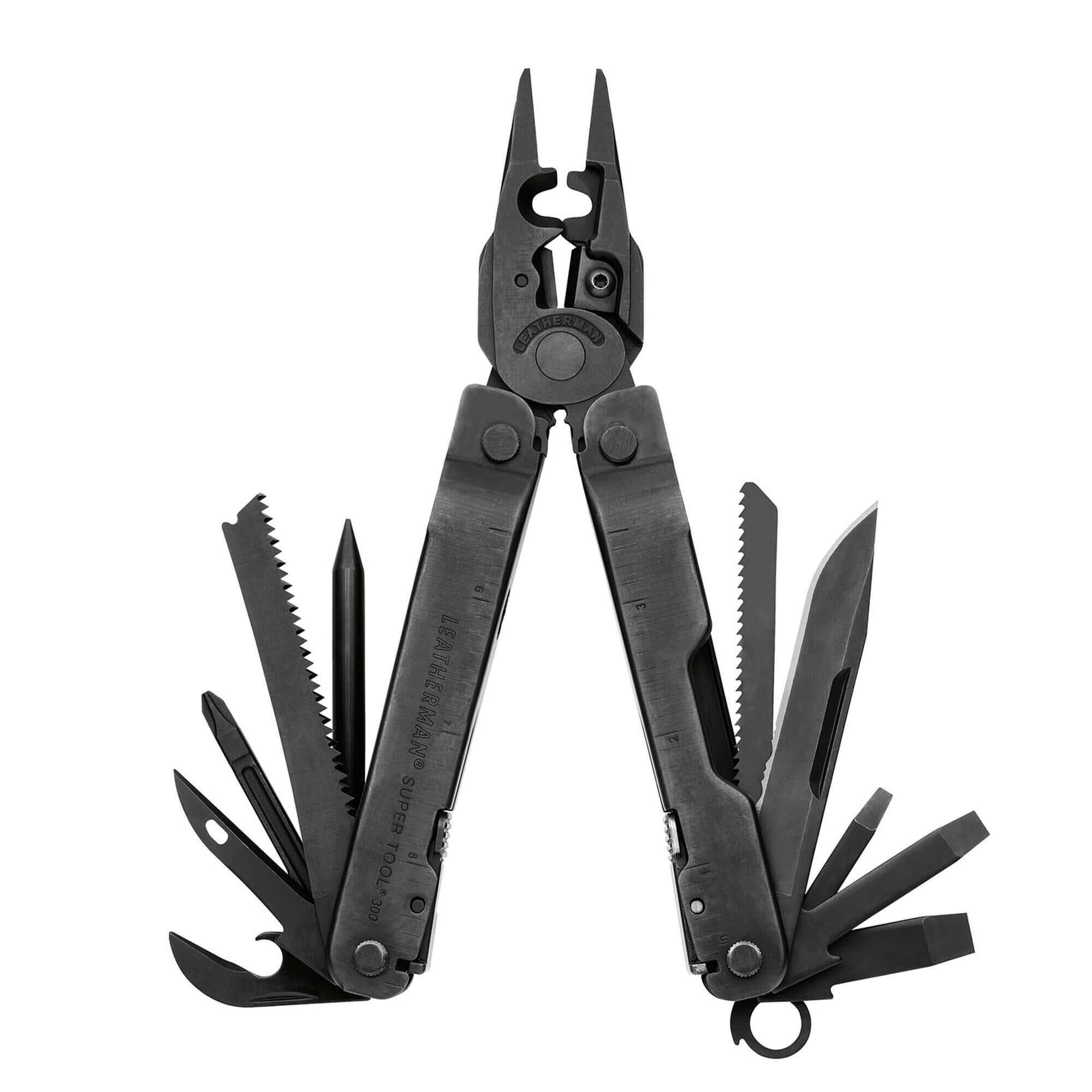 Leatherman Super Tool 300 EOD Schwarzes 19-fach-Multifunktionswer...