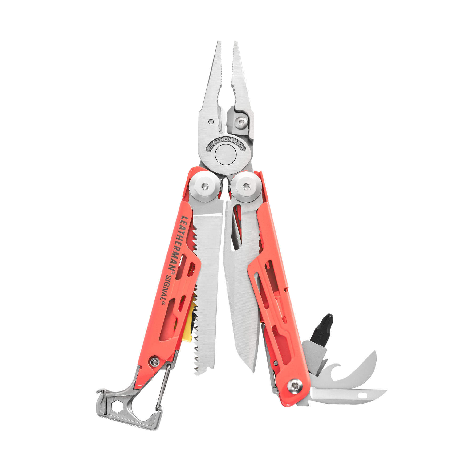 Leatherman Signal Guava Multifunktionszange mit schwarzer Nylonsc...