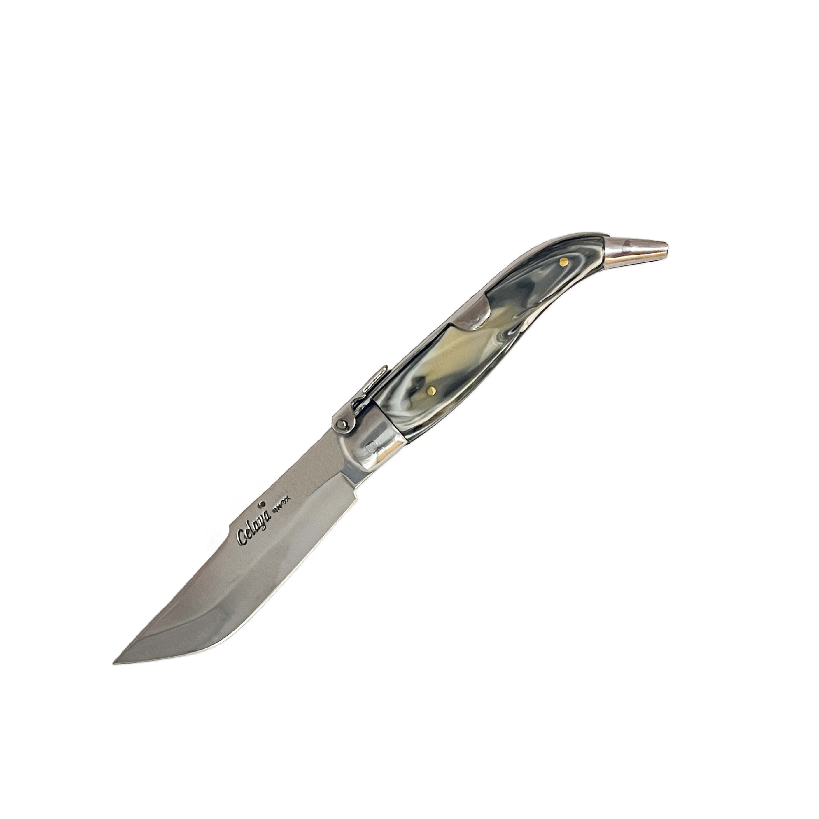 Couteau de poche classique d'Albacete avec une lame en acier inox...