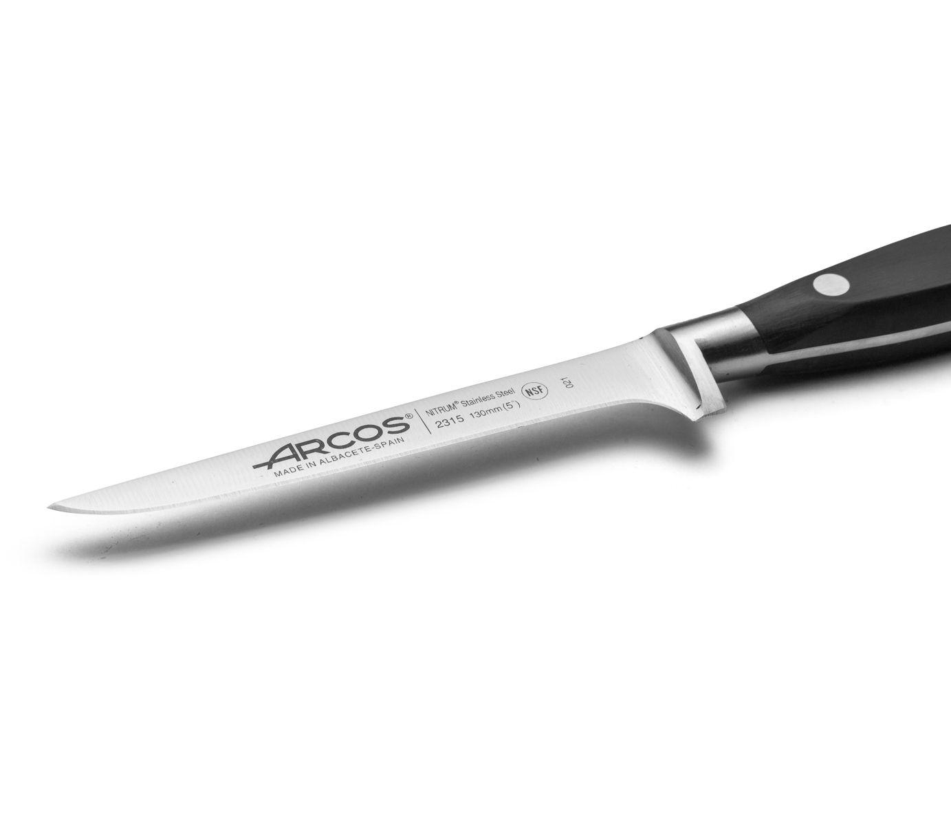 Arcos Riviera Black Ausbeinmesser mit Klinge aus NITRUM-Stahl