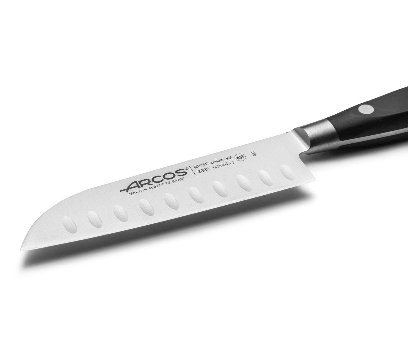Santoku knife Arcos Riviera with 14 cm blade