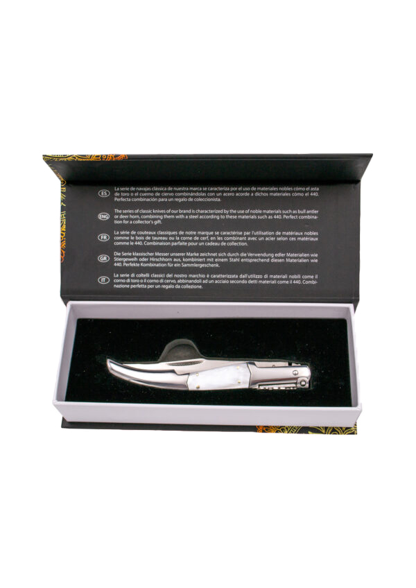 Canif à cliquet arabe Serie Perla13cm