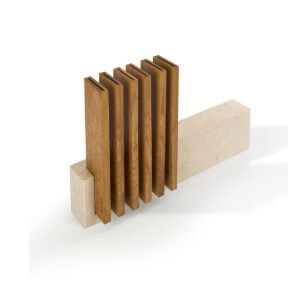 Bloc de pierre et de bois pour les couteaux d'Arcos