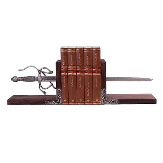 Serre-livres en forme d'épée