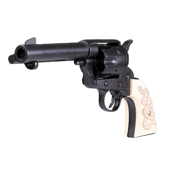Réplica revolver Colt 45 Kolser FAST DRAW 4’75 black snake
