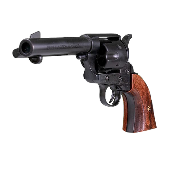 Réplique revolver en bois noir Colt 45 Kolser FAST DRAW 4'75