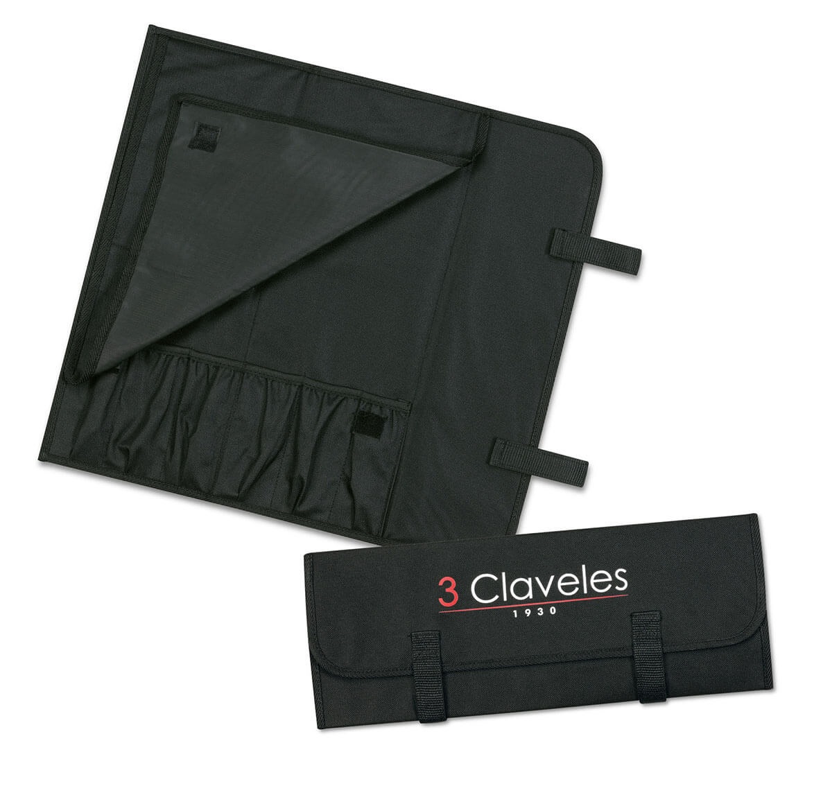 Manta portacuchillos para 6 piezas 3 Claveles