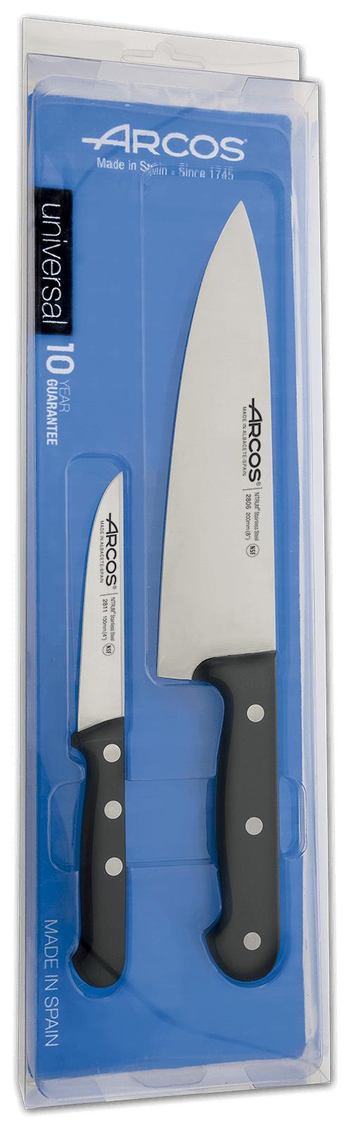 Set de deux couteaux de chef Arcos Universal