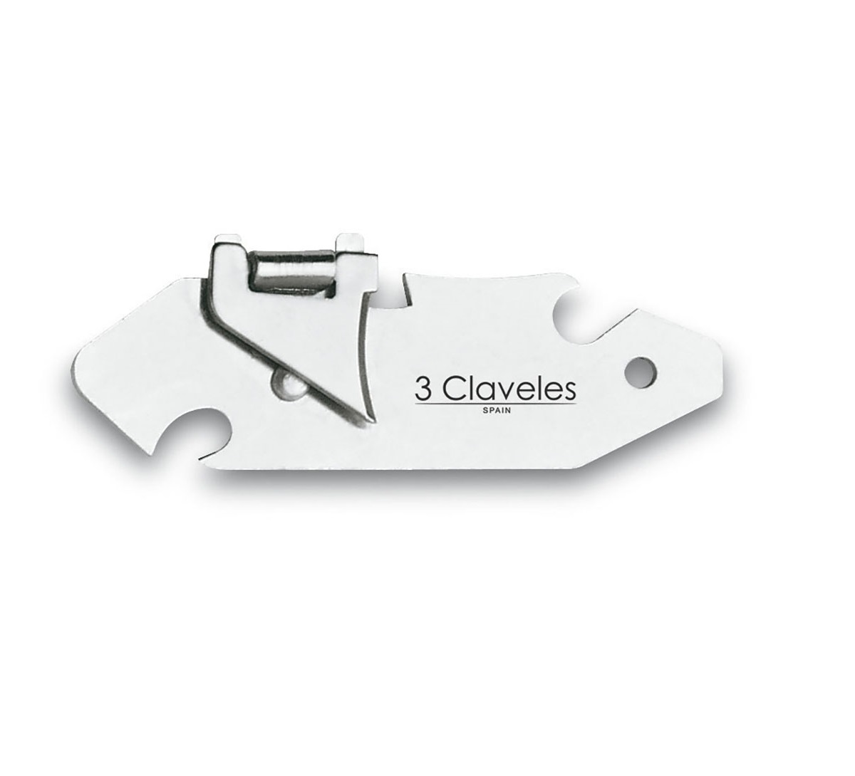 Abrelatas explorador niquelado 3 Claveles en blister