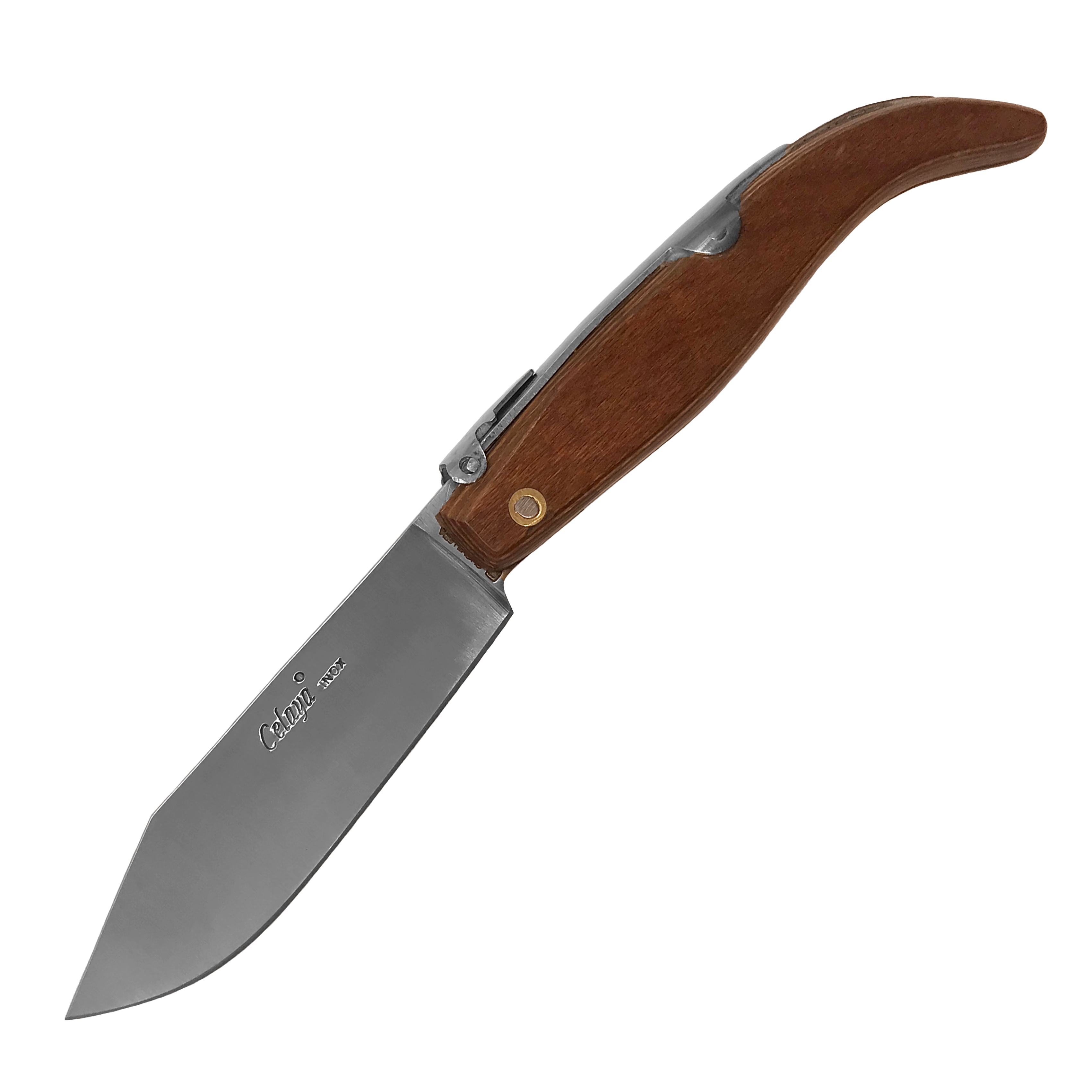 Pastora artisan pocket knives with pressed wood handle and 10 cm ...