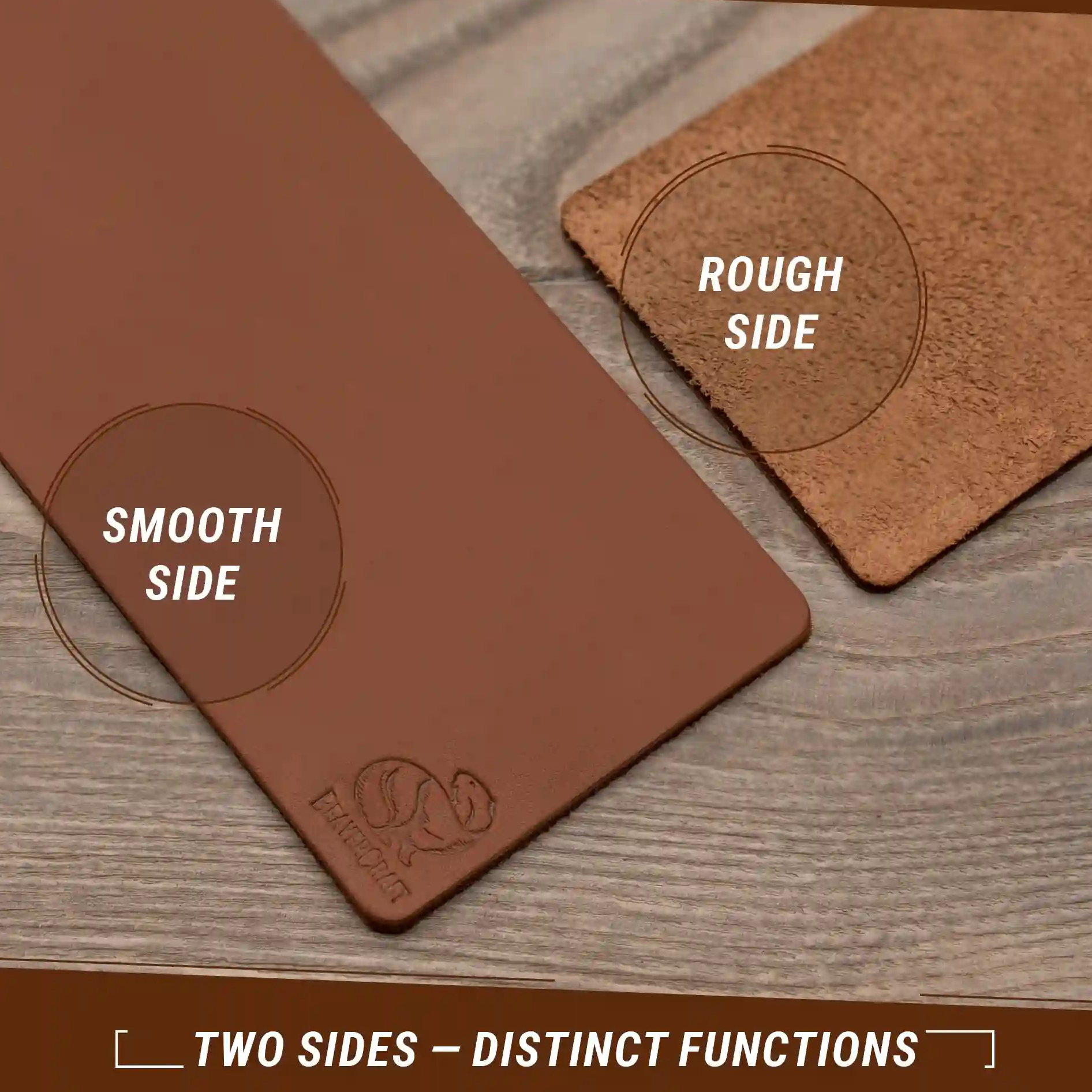 Bande de cuir et pâte à polir