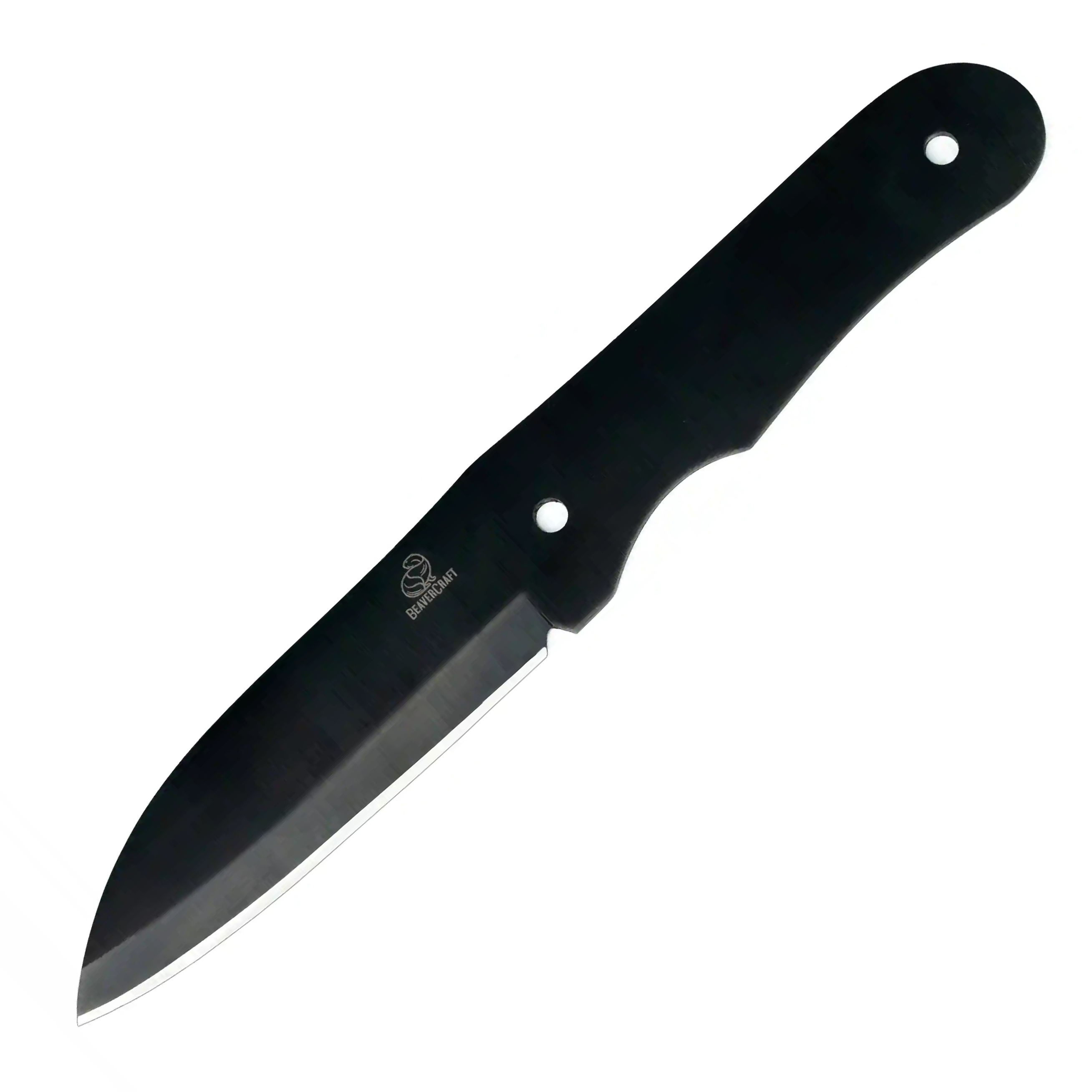 Kit para fabricar facas Bushcraft com lâmina de aço carbono preto