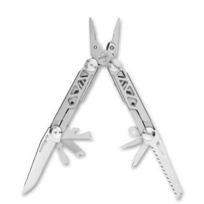 Multifunktionsmesser mit neun werkzeugen und befestigung fur klei...