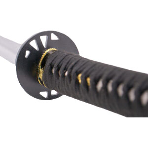 Katana funcional Hattori Hanzo Kill Bill La novia en color negro con detalle de león