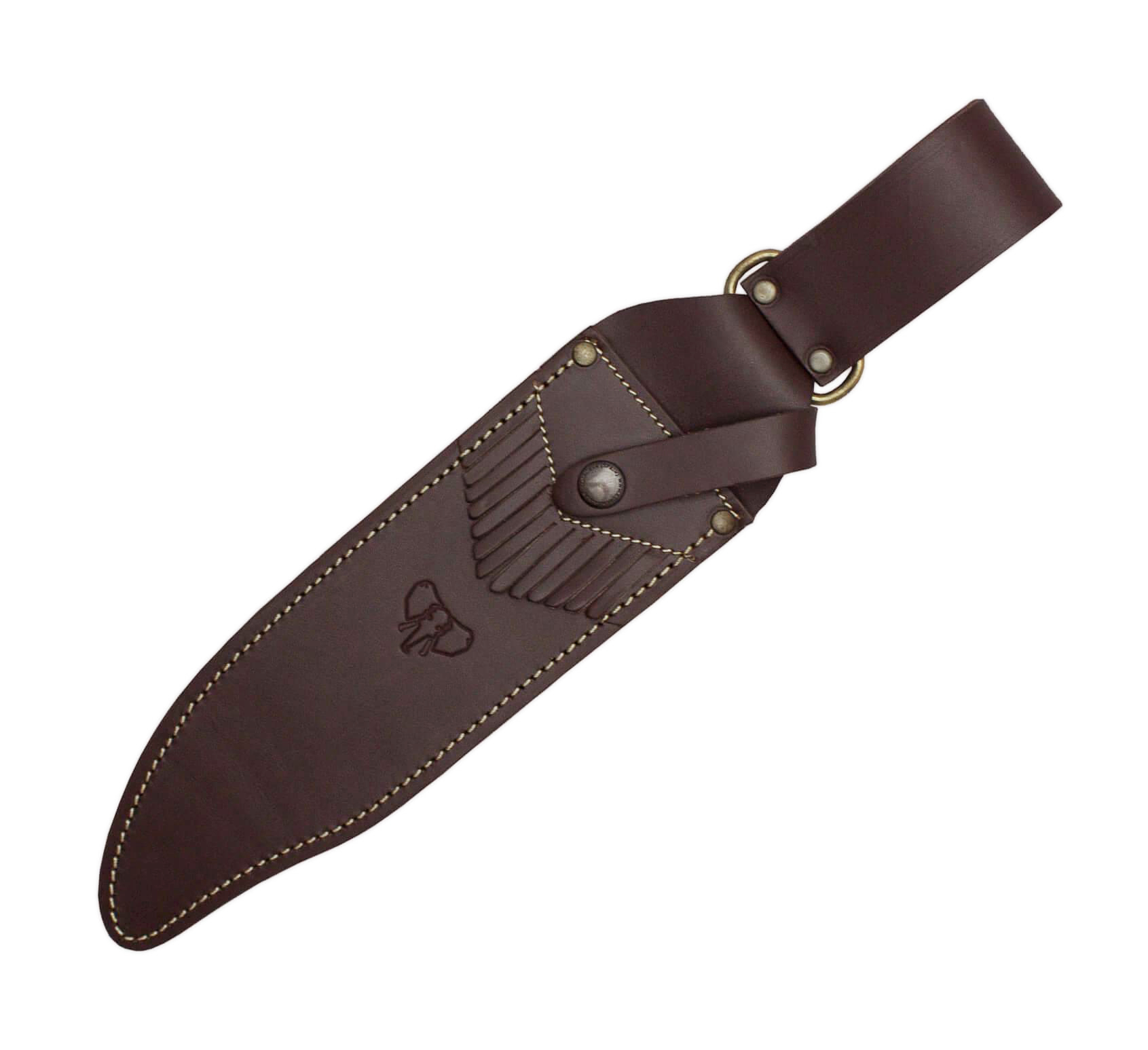 Cuchillo Cudeman Bowie 294-C con puño de asta de ciervo y roseta