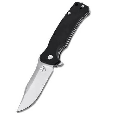 Taktisches taschenmesser mit linienarretierung und massiver kling...