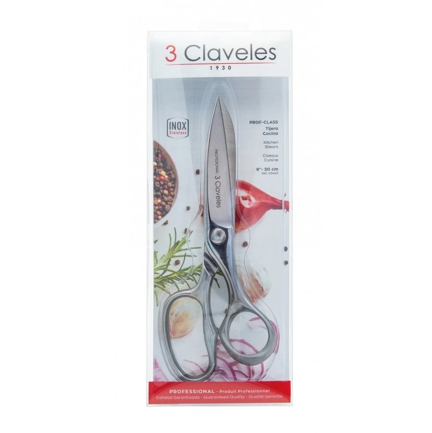 Forbici da cucina Prof-Class 8" in acciaio inox con finitura lucida