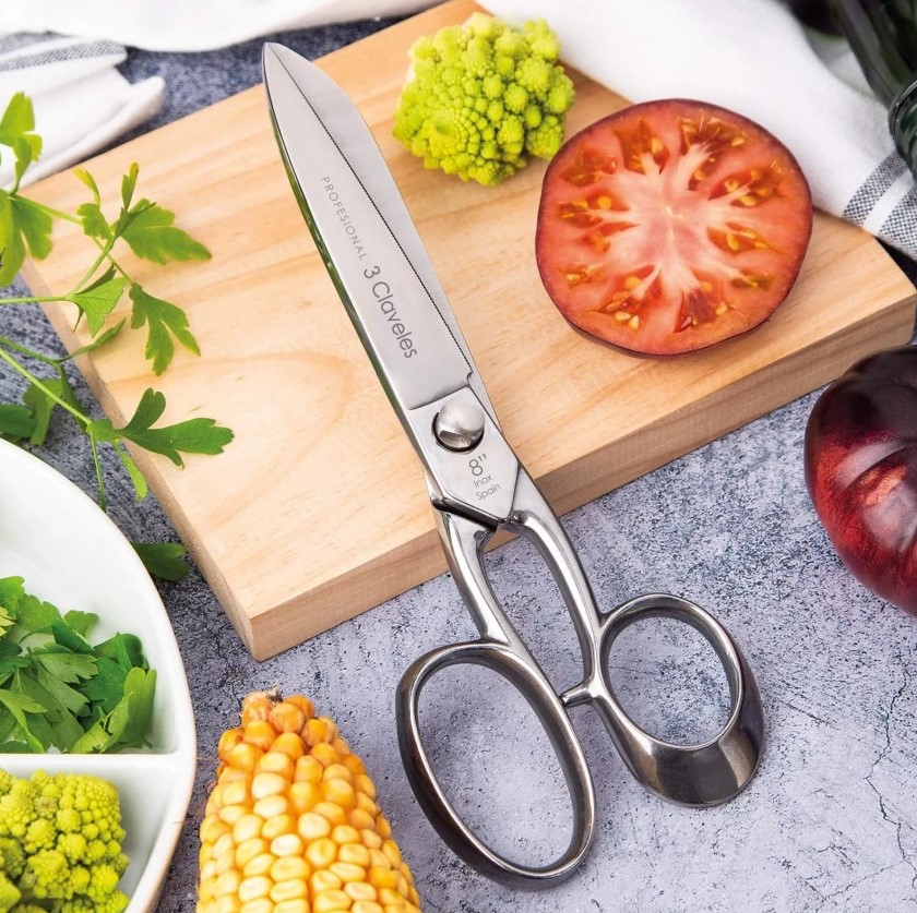 Professionelle 8-Zoll-Küchenschere aus Edelstahl mit glänzender Oberfläche