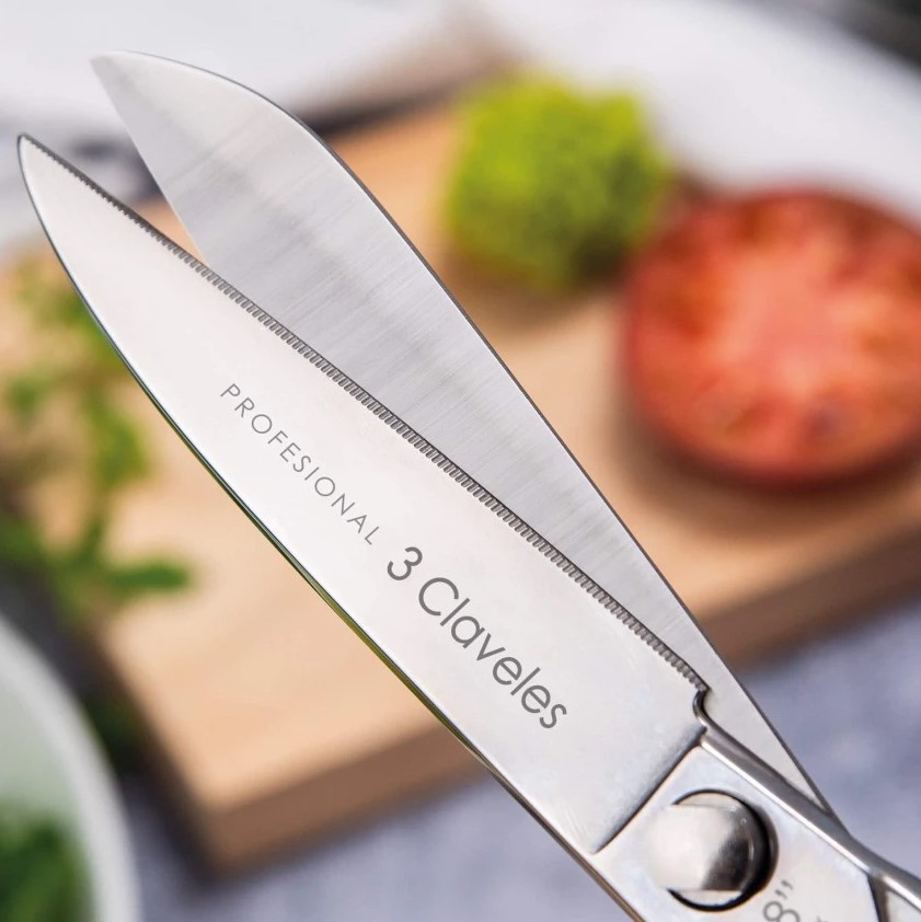 Professionelle 8-Zoll-Küchenschere aus Edelstahl mit glänzender Oberfläche