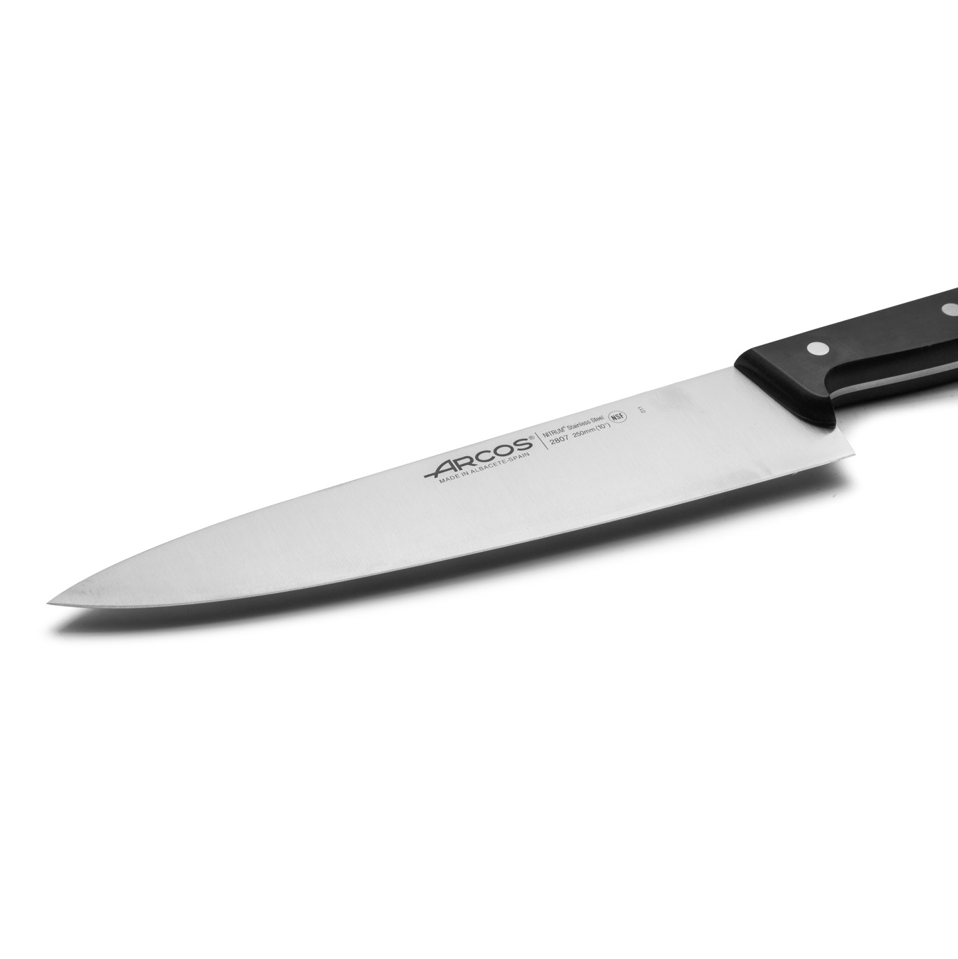 Cuchillo Cocinero Arcos Universal con hoja de 25 cm y mango de Polioximetileno