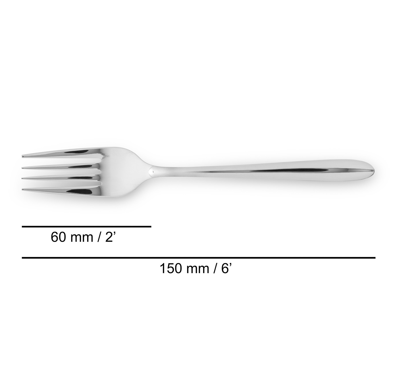 Tenedor lunch Arcos serie Berlín acero inoxidable 150 mm