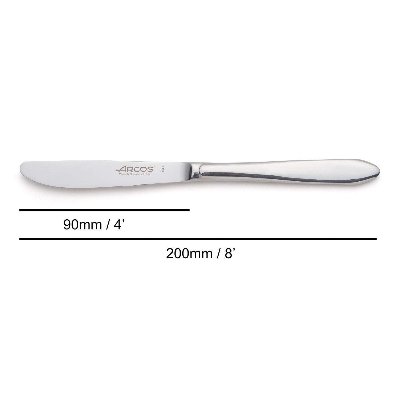 12 Dessertmesser der Arcos Berlin-Serie, Edelstahl, 200 mm