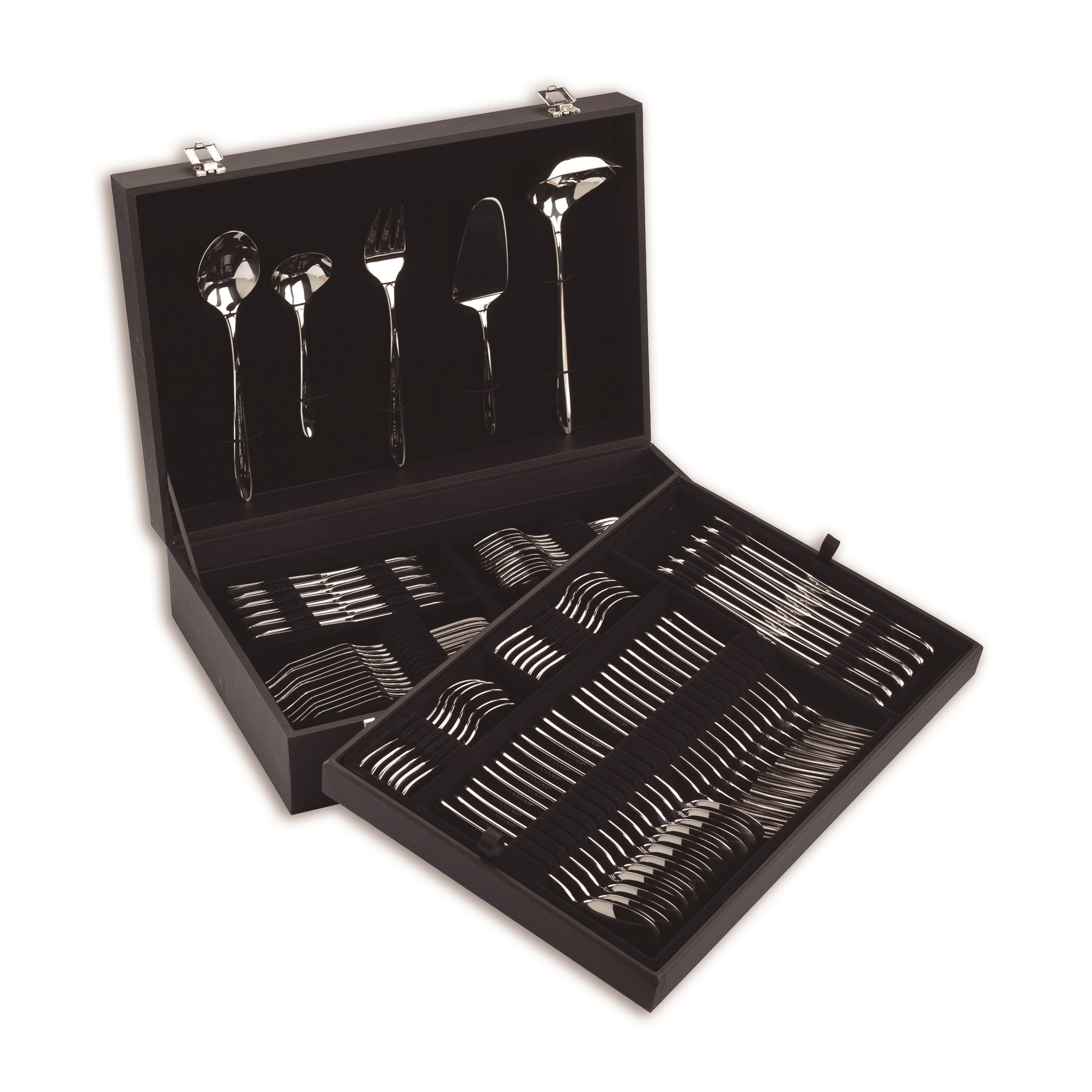 Arcos Berlin 113-teiliges Edelstahl-Besteckset mit Etui