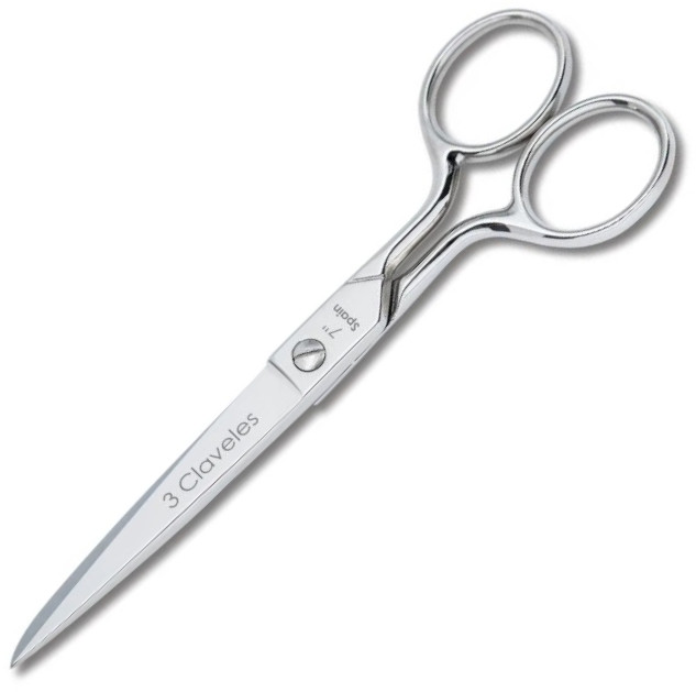 Nähen von Kohlenstoffstahl 3 Claveles  7 "