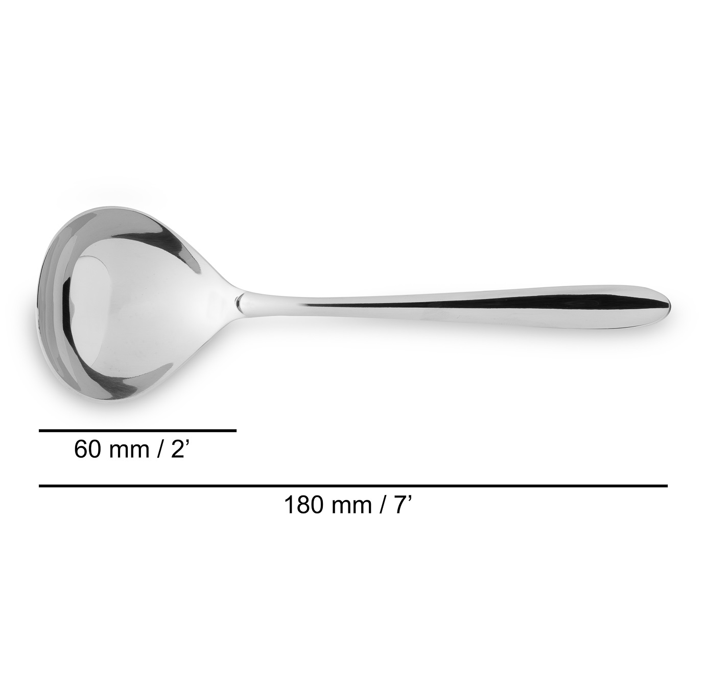 Mestolo per salsa in acciaio inossidabile Arcos Berlin da 180 mm