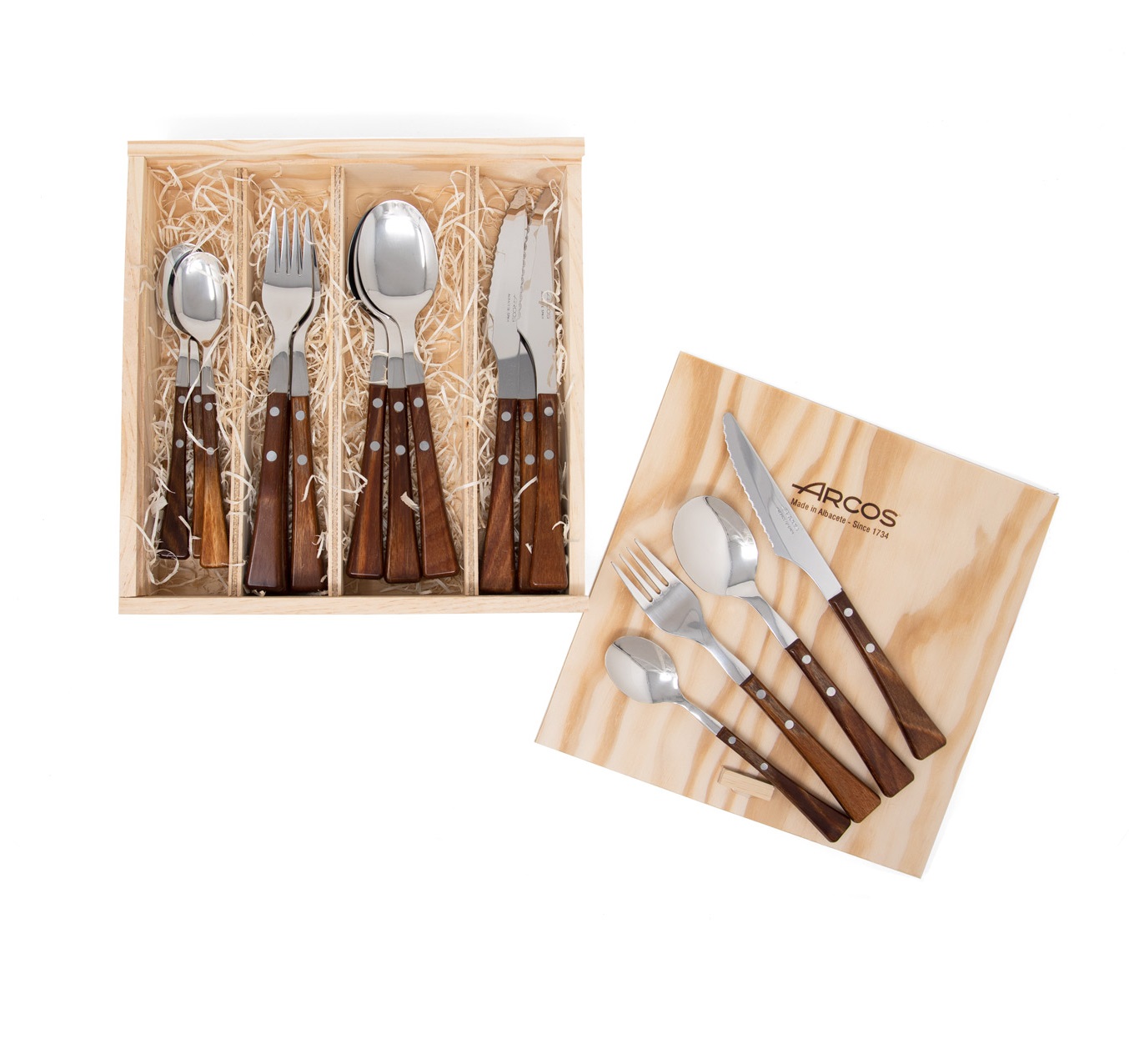 Estuche Cubertería 16 piezas Serie Manchega Arcos