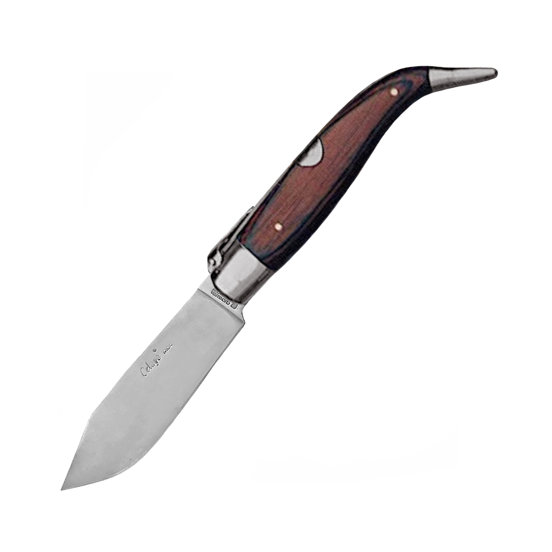 Pastora Handwerkermesser mit rotem Holzgriff und Aluminiumzwinge,...