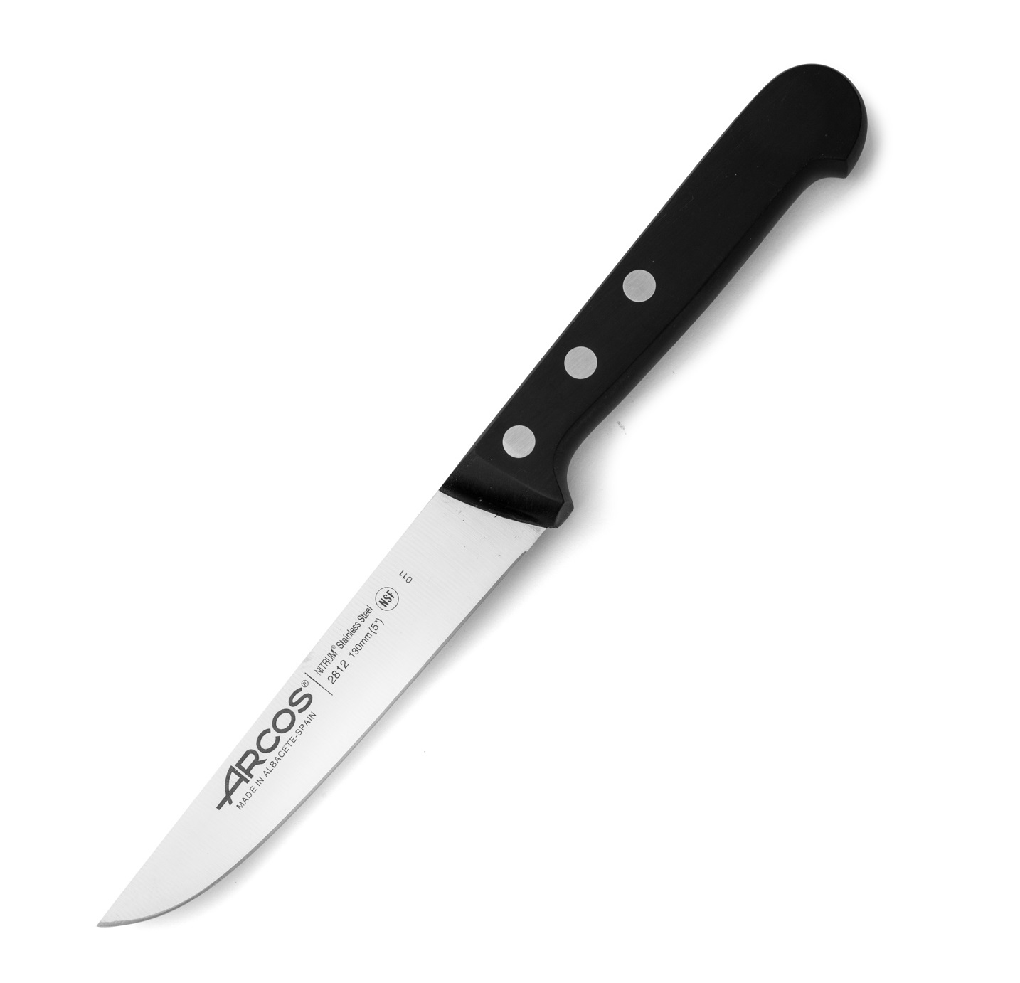 Arcos Universal 130 mm kitchen knife with black polyoxymethylene ...