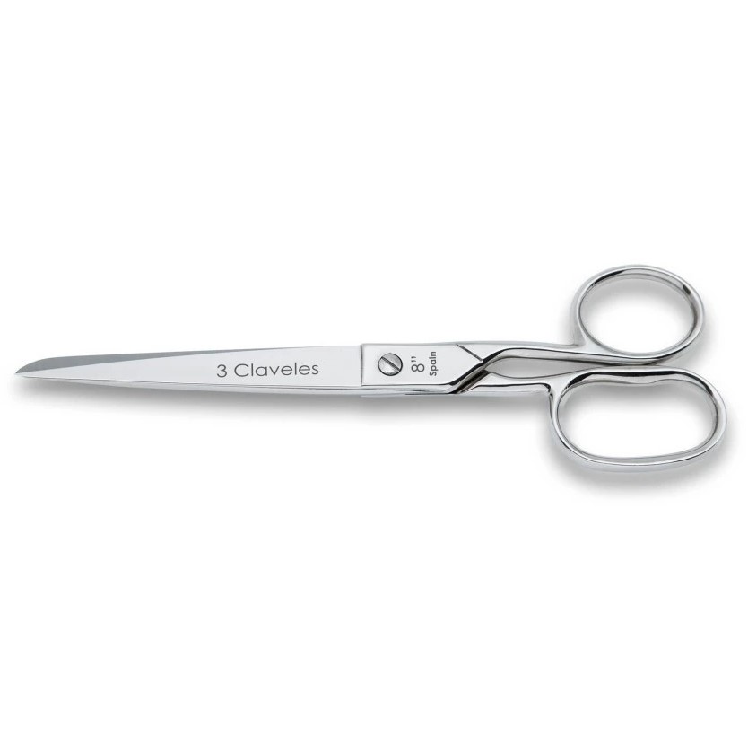8" 3 Claveles Schneiderschere mit unterschiedlich großen Fingerhü...