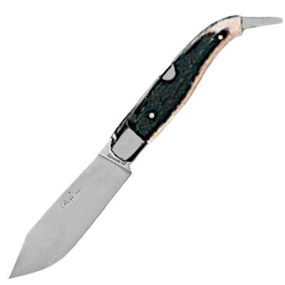 Pastora Albacete Taschenmesser mit Hirschgeweihgriff und Aluminiu...