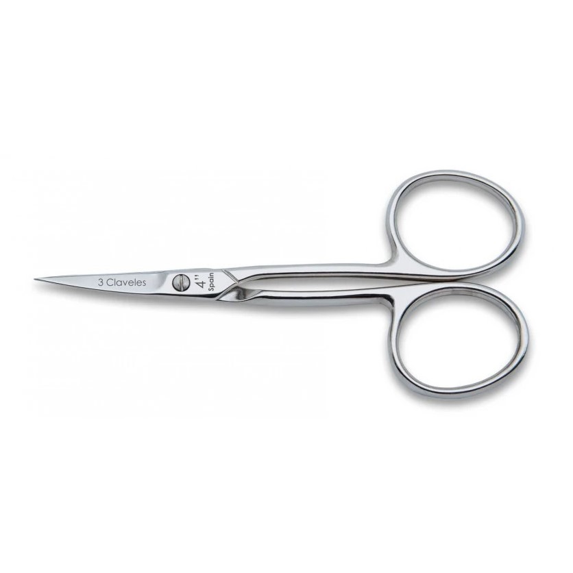 3 Claveles 4" gebogene Stickschere