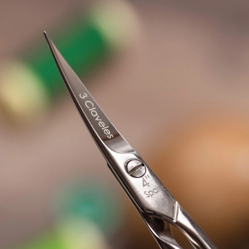 Forbici da ricamo curve 3 Claveles da 4".