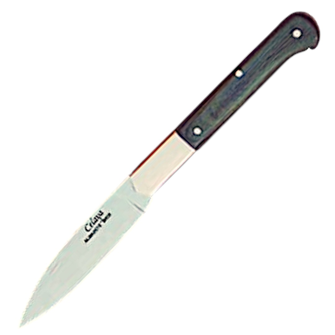 Cabritera classic knife with green wooden handle and 9 cm blade