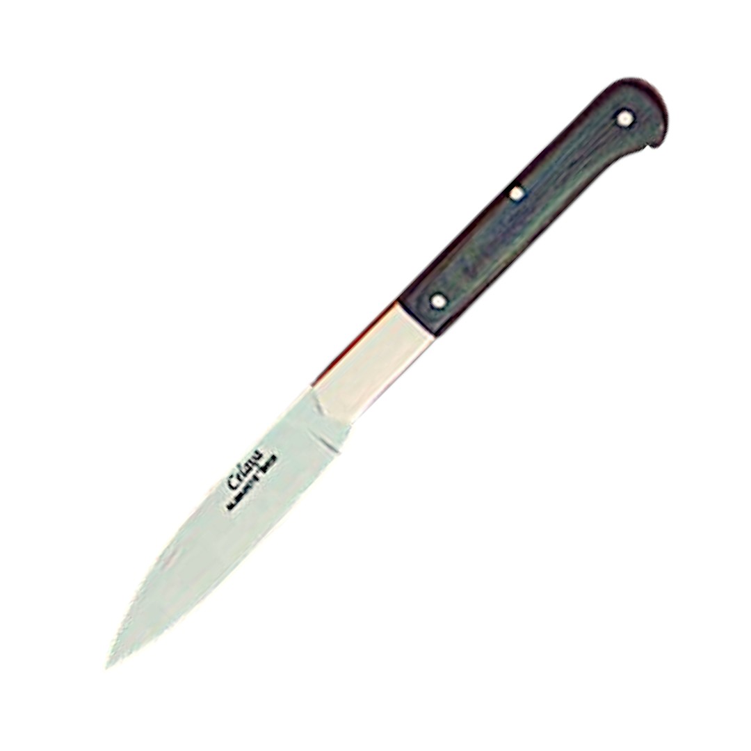 Classic Cabritera knife with green wooden handle and 7 cm blade