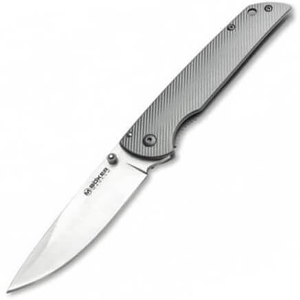 Taktisches sport taschenmesser mit rahmenverriegelung und satinie...