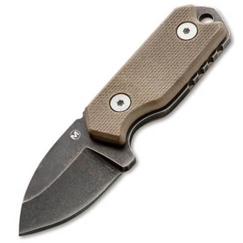 Kleines mehrzweck messer mit klinge aus rostfreiem stahl