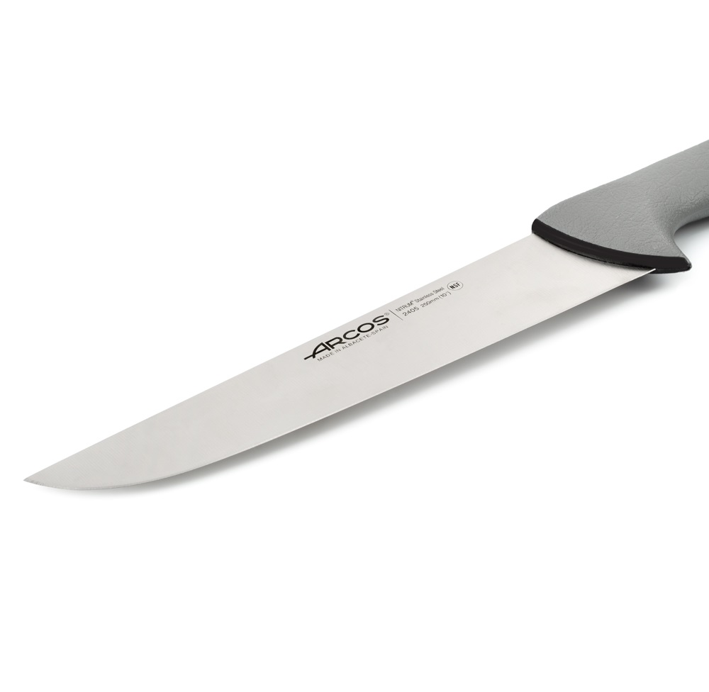 Arcos Butcher Knife with 250 mm Colour Prof blade and grey double injected handle