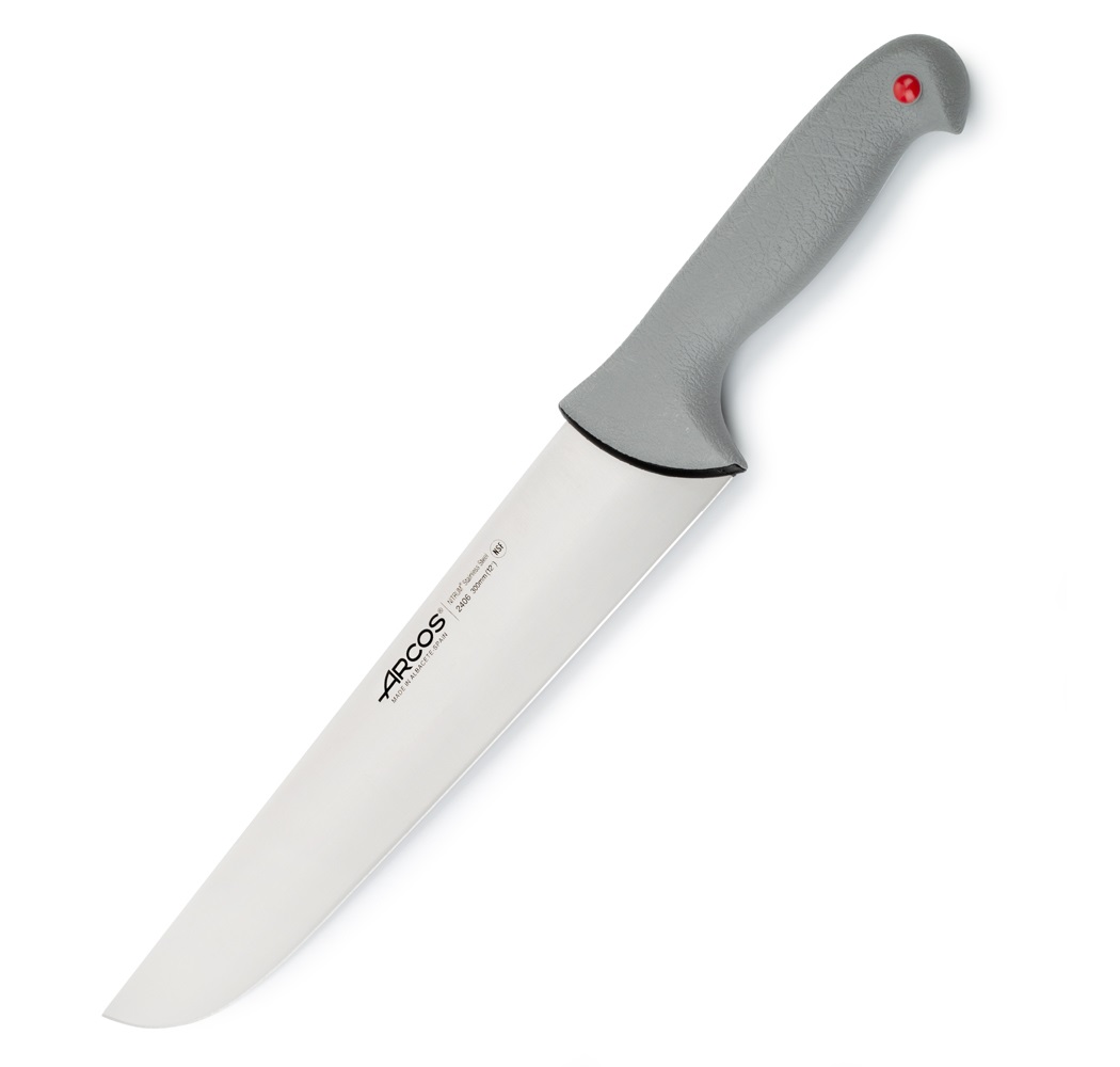 Arcos Butcher Knife with a 300 mm Colour Prof blade and a grey do...