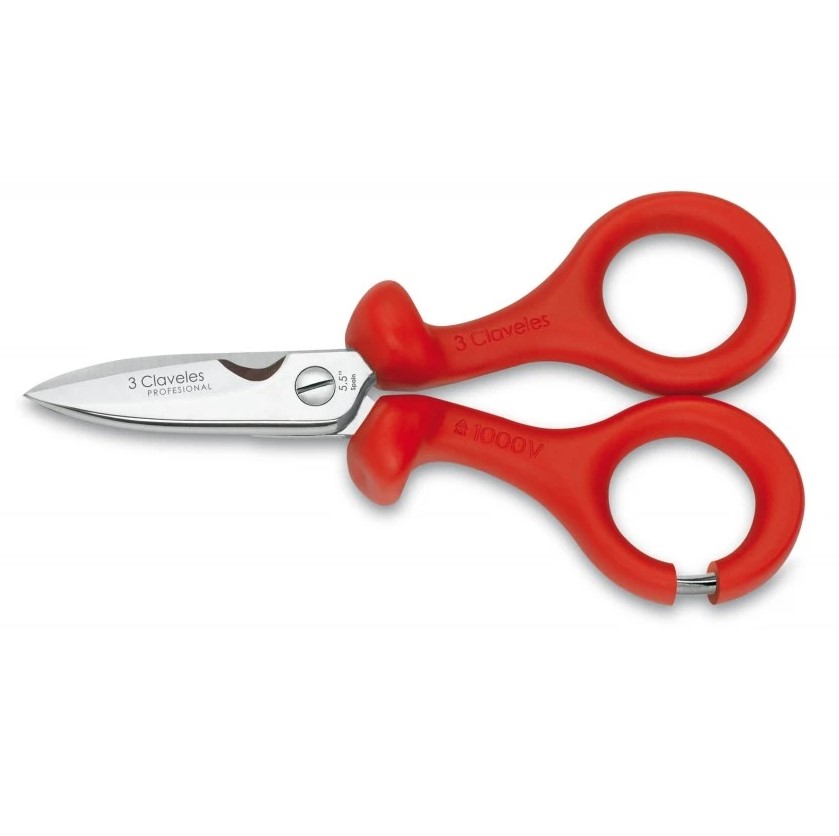 Ciseaux d'électricien Protec 14 cm avec manche isolant injecté 3 ...