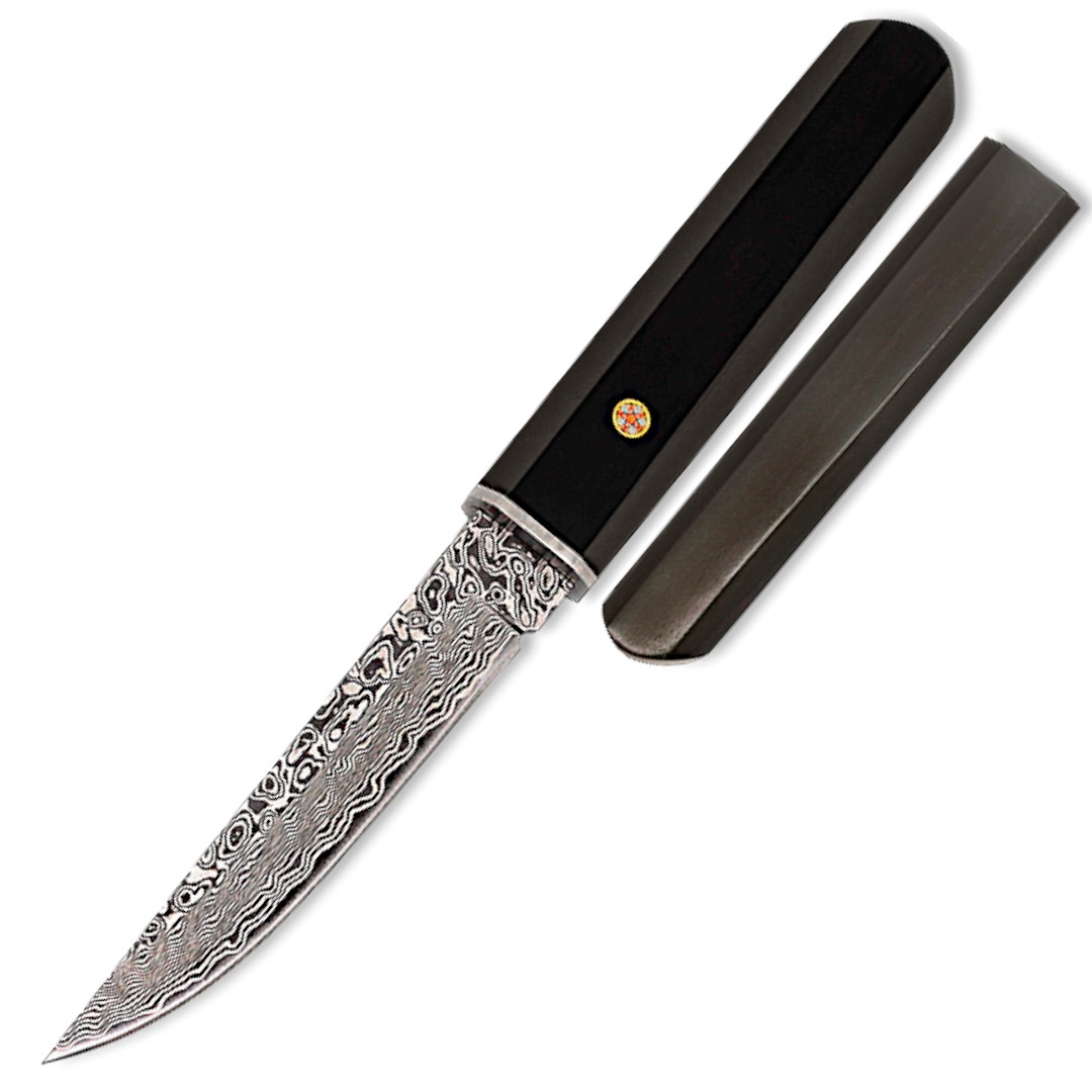 Couteau avec lame Damas de 11 cm