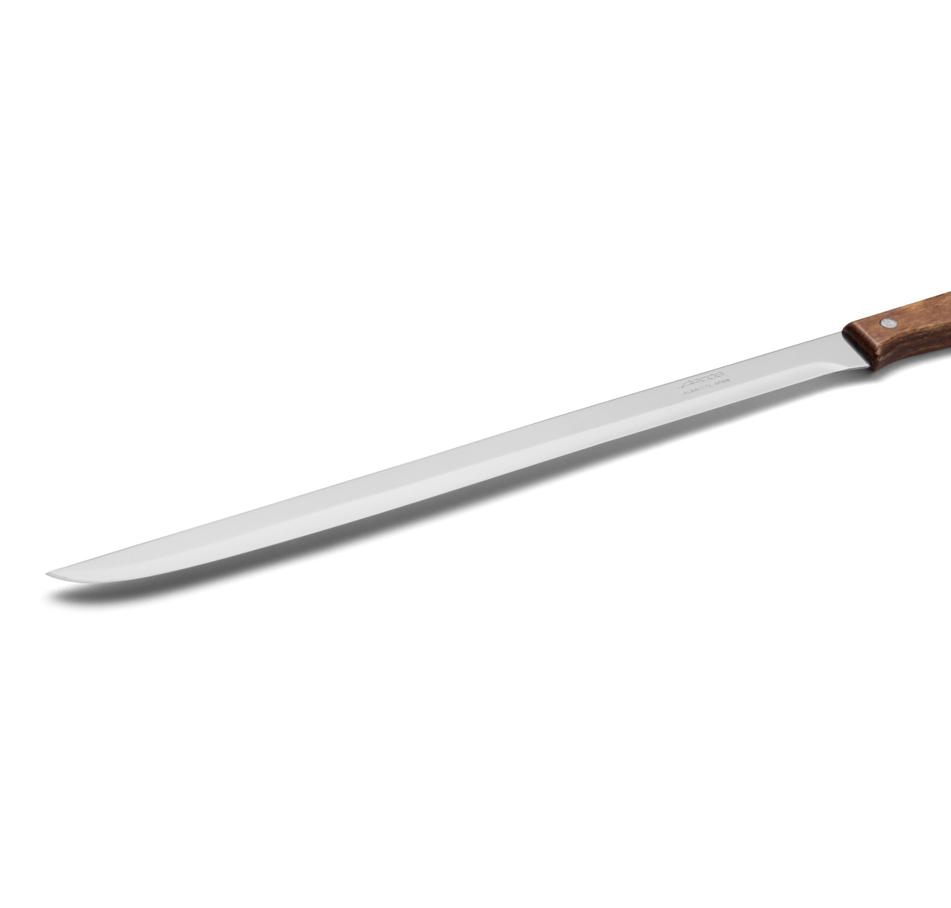 Schinkenmesser der Arcos Latin-Serie mit Holzgriff und 250 mm Klinge (Blister)